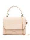 Lancel Sac Rabat M Medium Textured Calfskin Shoulder Bag In Neutrals