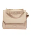 Lancel Ninon Leather Shoulder Bag In Nude