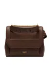 Lancel Ninon Leather Tote Bag In Brown