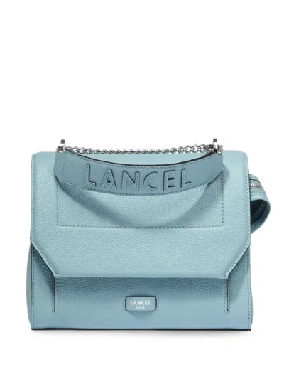 Lancel Ninon Logo-embossed Shoulder Bag In Green