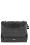 Lancel Ninon Medium Textured Leather Bag In Black