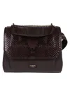 Lancel Ninon Medium Flap Bag In Brown