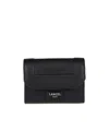 Lancel Ninon Mini Flap Wallet In Black
