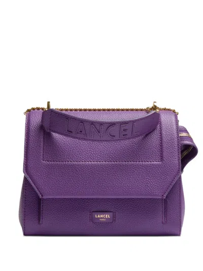 Lancel Ninon Shoulder Bag In Purple