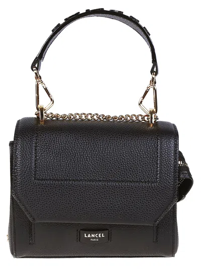 Lancel Ninon Small Black Leather Bag