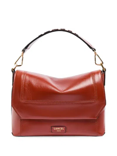 Lancel Ninon Soft Shoulder Bag In Orange