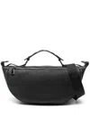 Lancel Origami Cross Body Bag In Black