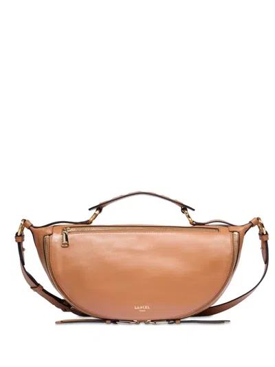 Lancel Origami Cross Body Bag In Braun