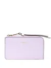 Lancel Origami De  Wallet In Purple