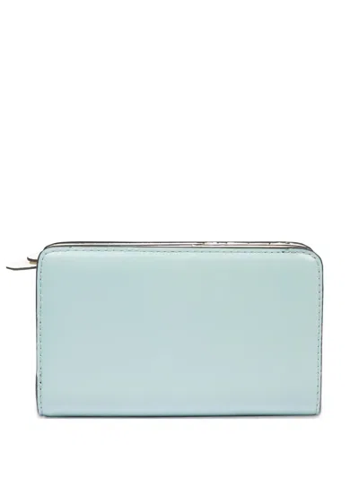 Lancel Origami De Lancer Compact Wallet In Blue