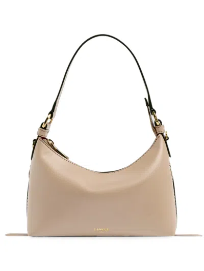 Lancel 오리가미 레더 스몰 숄더 백 In Nude