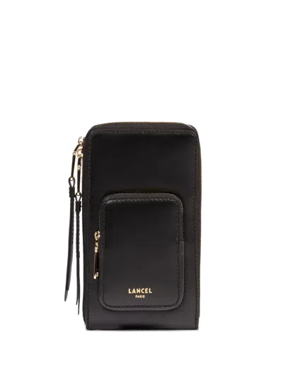 Lancel Origami Mini Bag In Black