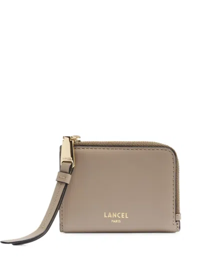 Lancel Origami Mini Wallet In Brown