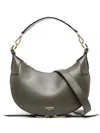 Lancel Origami Small Hobo Bag In Green