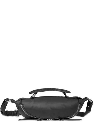 Lancel Origami Zip Crossbody Bag In Black