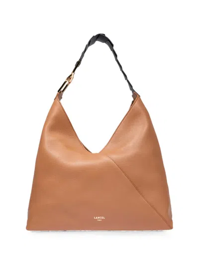 Lancel Pagoda Shoulder Bag In Brown