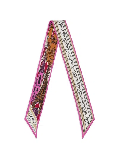 Lancel Paris A La Fenetre Printed Biface Headband In Multi