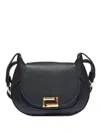 Lancel Paulette Saddle Crossbody Bag In 黑色