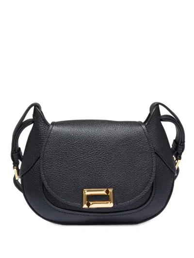 Lancel Paulette Saddle Crossbody Bag In 黑色