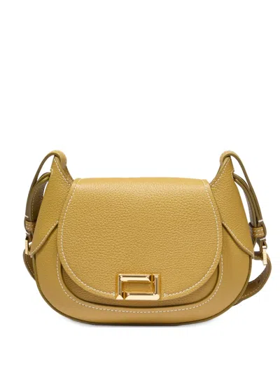 Lancel Paulette Saddle Crossbody Bag In 黄色