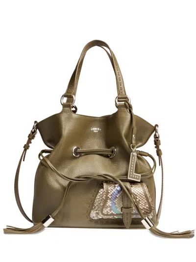 Lancel Premier Flirt Bucket Bag In Green
