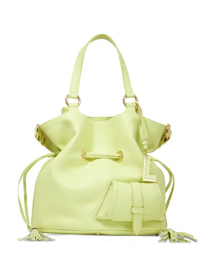 Lancel Premier Flirt Bucket Bag In Green