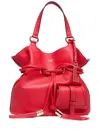 Lancel Premier Flirt Bucket Bag In Red