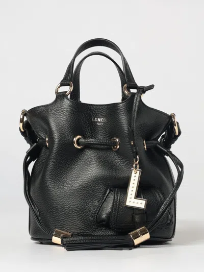 Lancel Premier Flirt Grained Leather Bag In Black