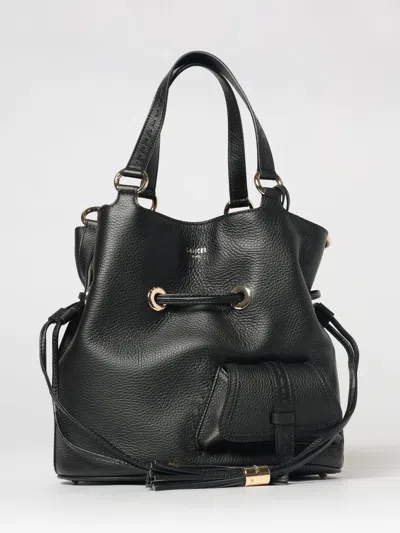Lancel Premier Flirt Grained Leather Bag In Black