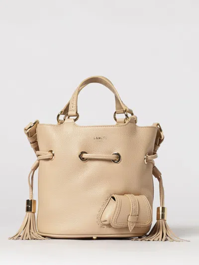 Lancel Premier Flirt Grained Leather Bag In Neutral
