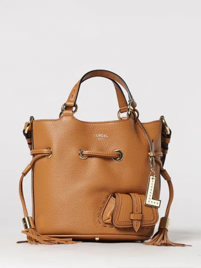Lancel Premier Flirt Grained Leather Bag In Brown