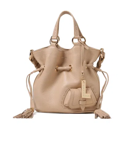 Lancel Premier Flirt Leather Bucket Bag
