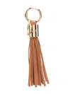 Lancel Premier Flirt Tassel Keyring In Brown