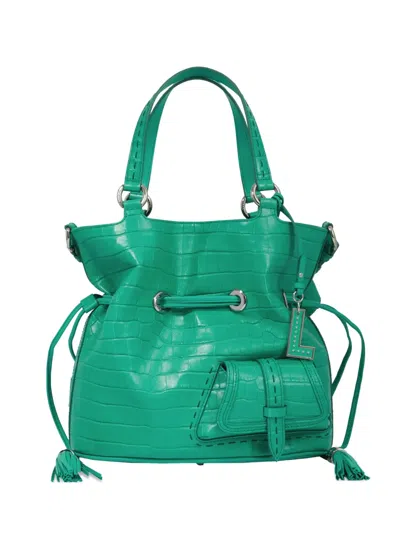 Lancel Premier Flirt Tote Bag In Green