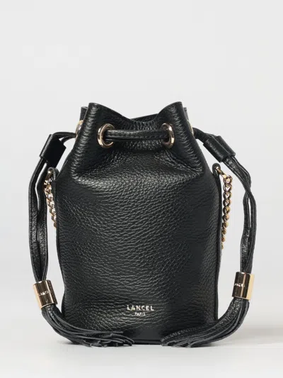 Lancel Premiere Flirt Grained Leather Bag In Black