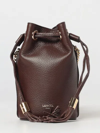 Lancel Premiere Flirt Grained Leather Bag In Brown