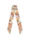 Lancel Printed Headband In Orange