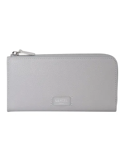 Lancel Ptefeui  Gray In White