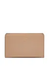 Lancel Rectangular Zip Wallet In Brown