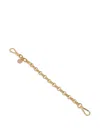 Lancel Removable Chain Strap In Gold