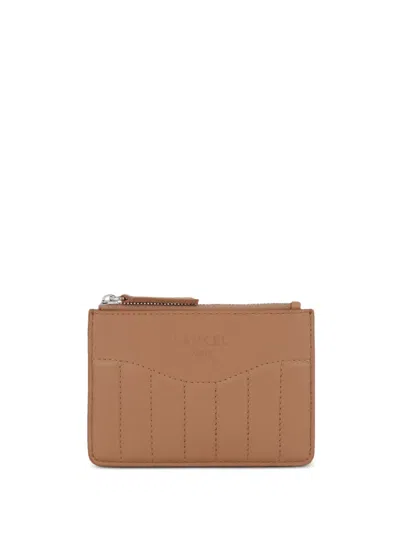 Lancel Rodeo Leather Cardholder In Brown