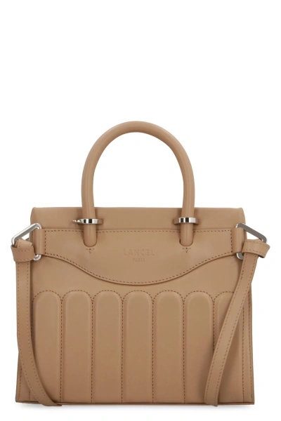 Lancel Rodeo Leather Tote In Camel