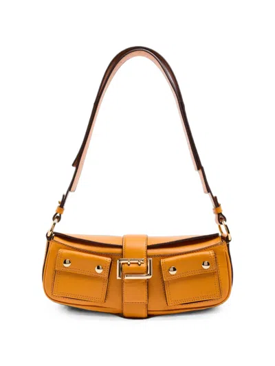 Lancel S Hobo Grained Leather Shoulder Bag In Blue