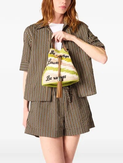 Lancel S Tassel-detail Bucket Bag In Green