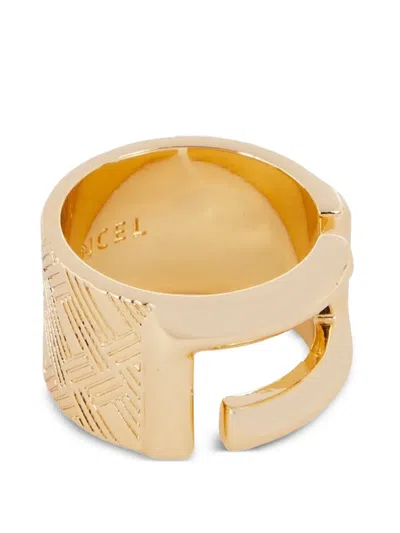Lancel Scarf Attach Ring In Gold
