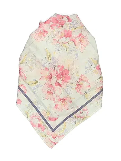 Pre-owned Lancel Scarf In Ivory