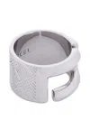 Lancel Scarf Ring In Metallic