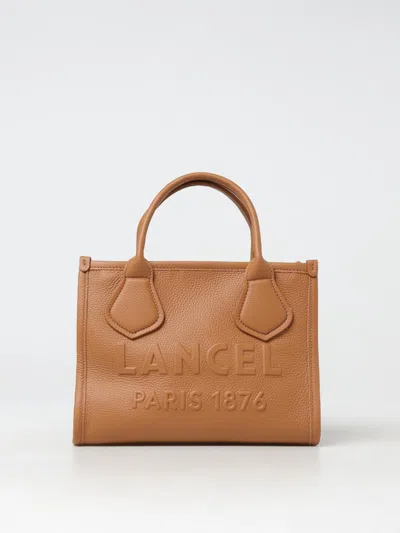 Lancel Zipped Bag S In Camel