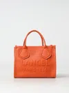 Lancel Hand Held Bag. In Orange