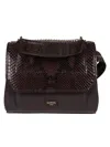 Lancel Ninon Medium Flap Bag In Brown